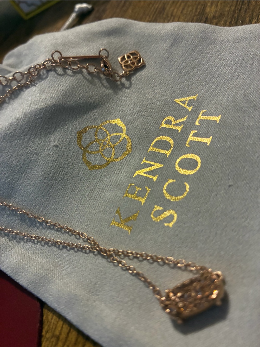 Kendra Scott Rose Gold Layering Chain Necklace